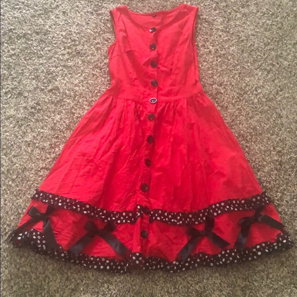 Vintage pinup style dress